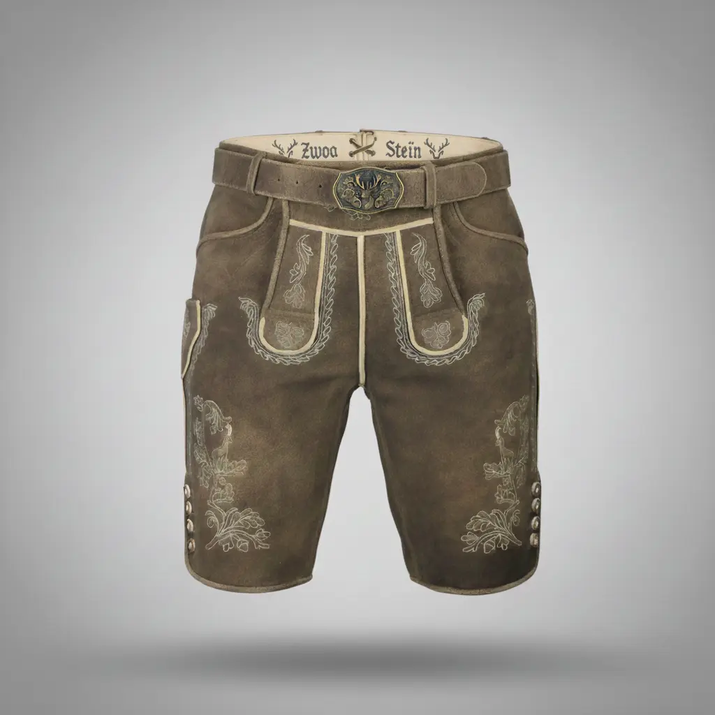 Lederhose ZSH-2027 Hirsch (42)